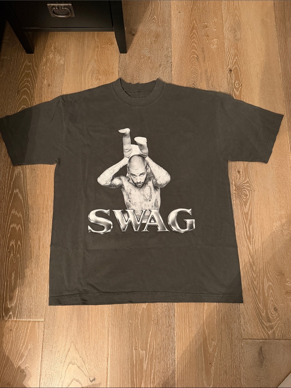 Justin Bieber - Roxy Theater - SWAG Black/Grey Graphic Tee